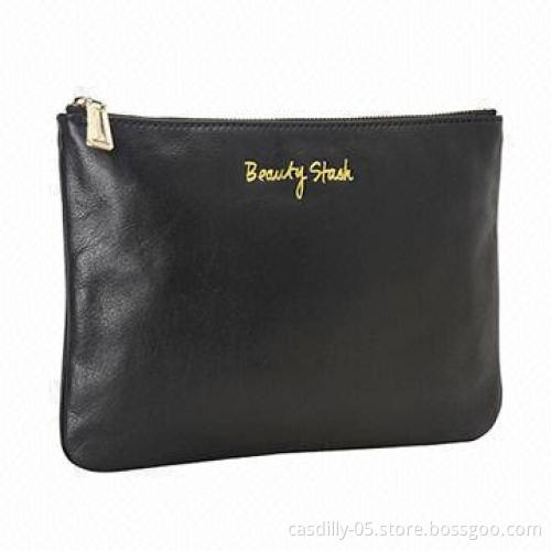 Cosmetic bags, measures 9.25 x 7 x 0.5 inches